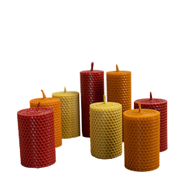 Organic Beeswax Aroma Candle