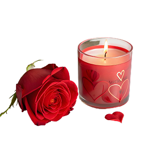 Rose Blossom Candle